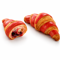 Raspberry Double Croissant 90g x 40/cs
