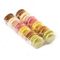 Mini Macarons de Paris, 12g x 96/cs