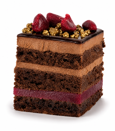 Mini Dessert Raspberry Sacher 25g x 30/cs