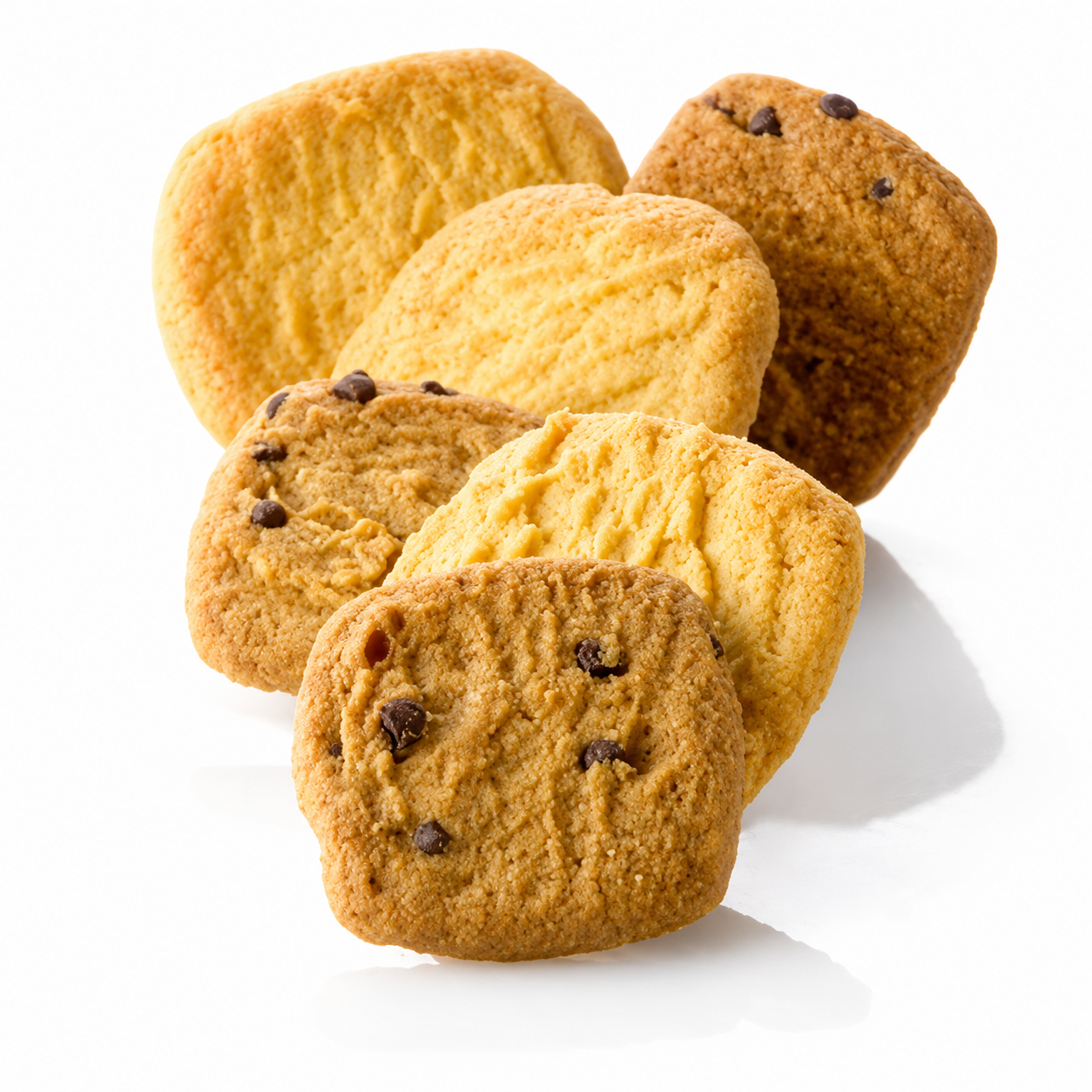 Assortment Crunchy Butter Biscuits, ~145pc/1.1kg, ea
