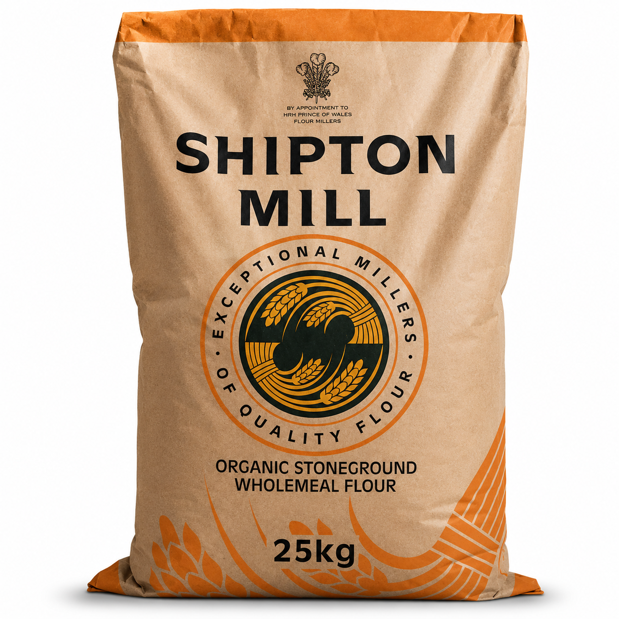 Organic Stoneground Wholemeal Flour, 25kg