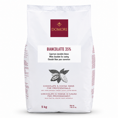 Domori BIANCOLATTE White Chocolate 35%, 5kg