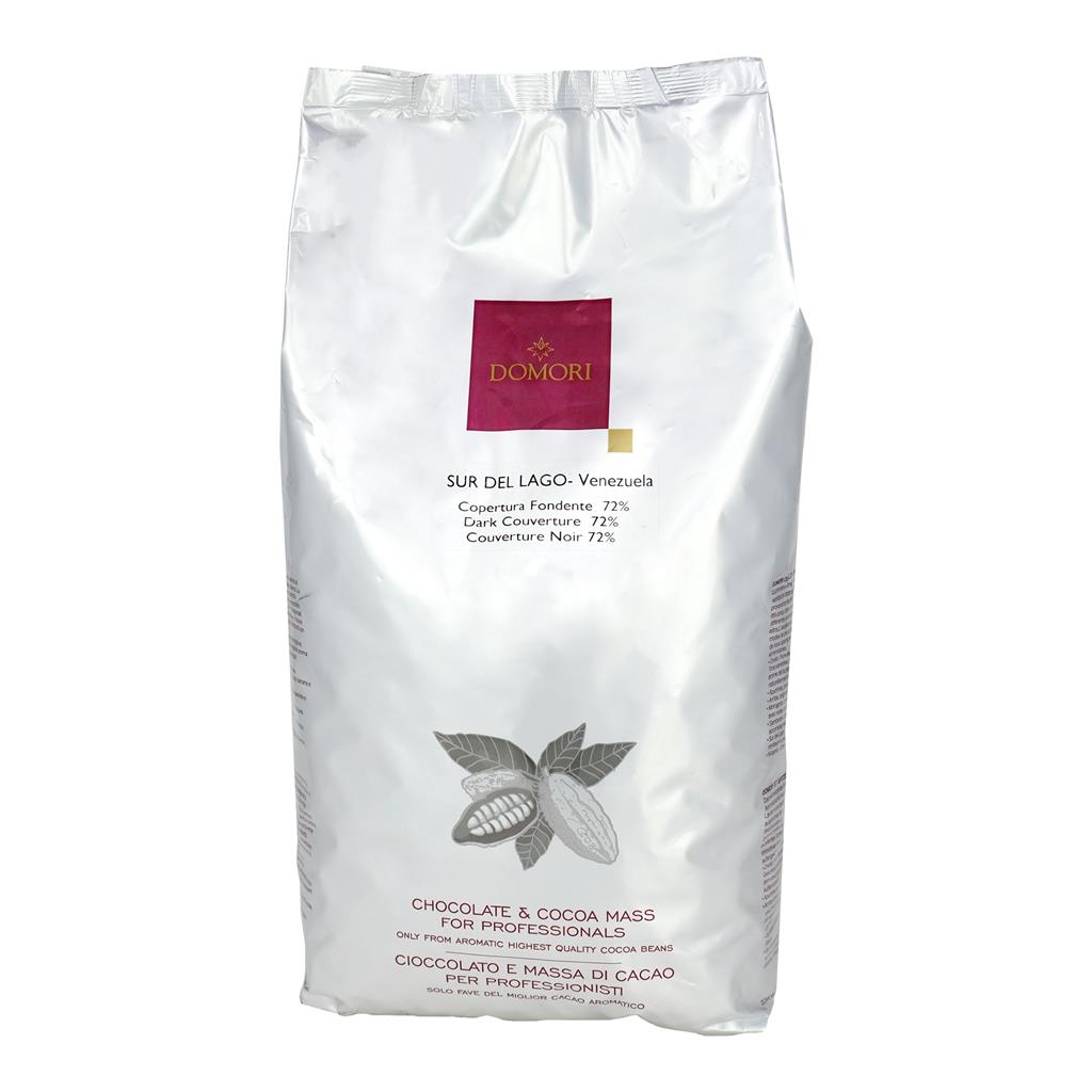 Domori Sur de Lago Dark Chocolate 72%, 5kg