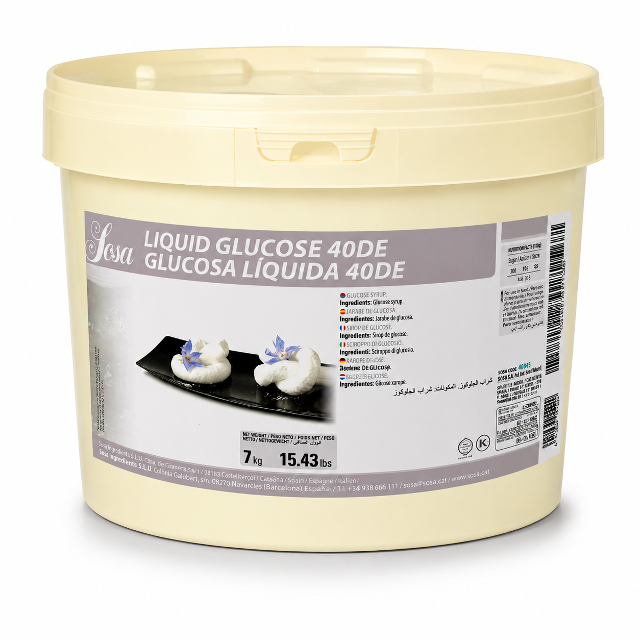 Liquid Glucose 40DE, Sosa, 7kg