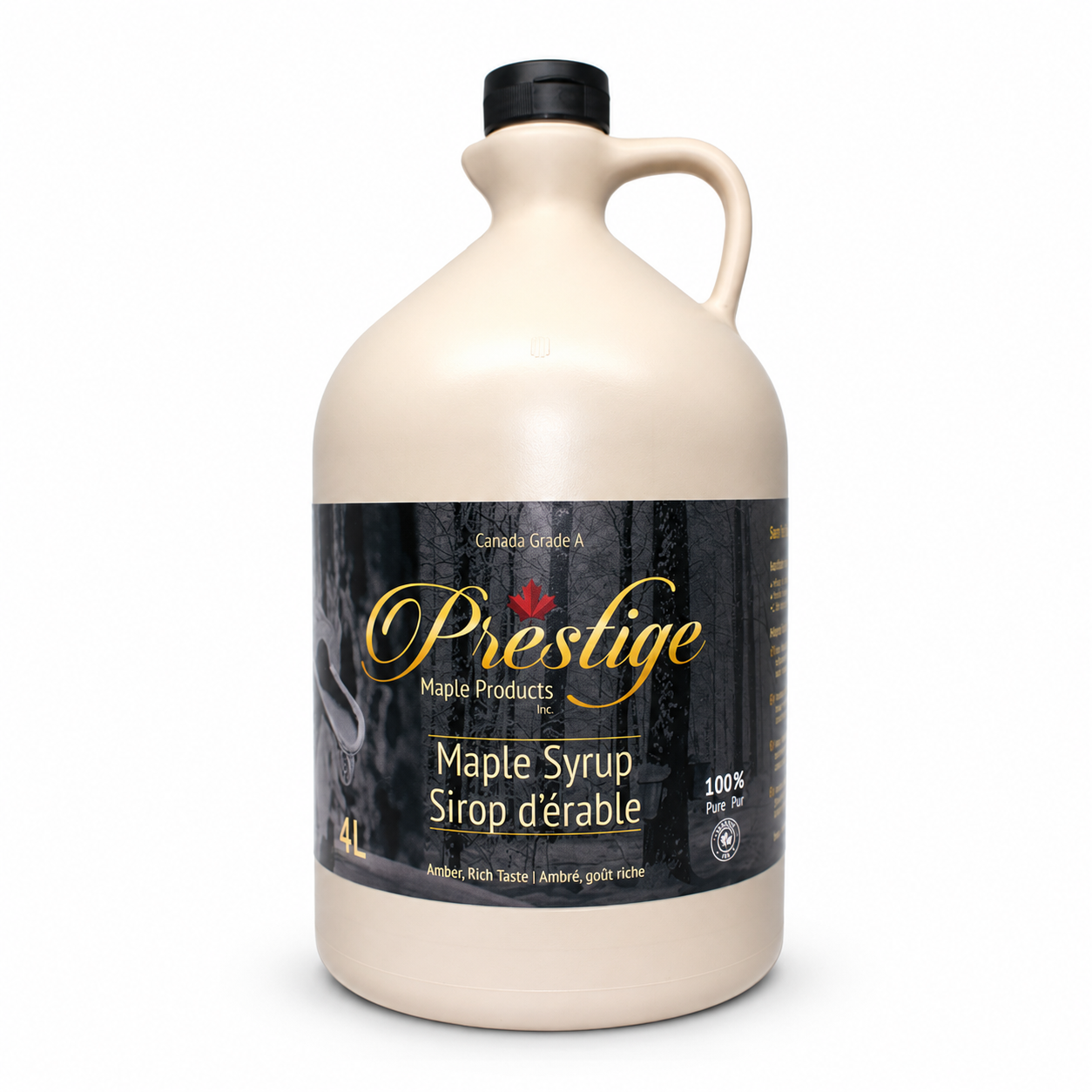 Maple Syrup Grade A Amber, Canada, 4lt