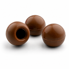 Truffle Shells/Milk Chocolate, 504/cs