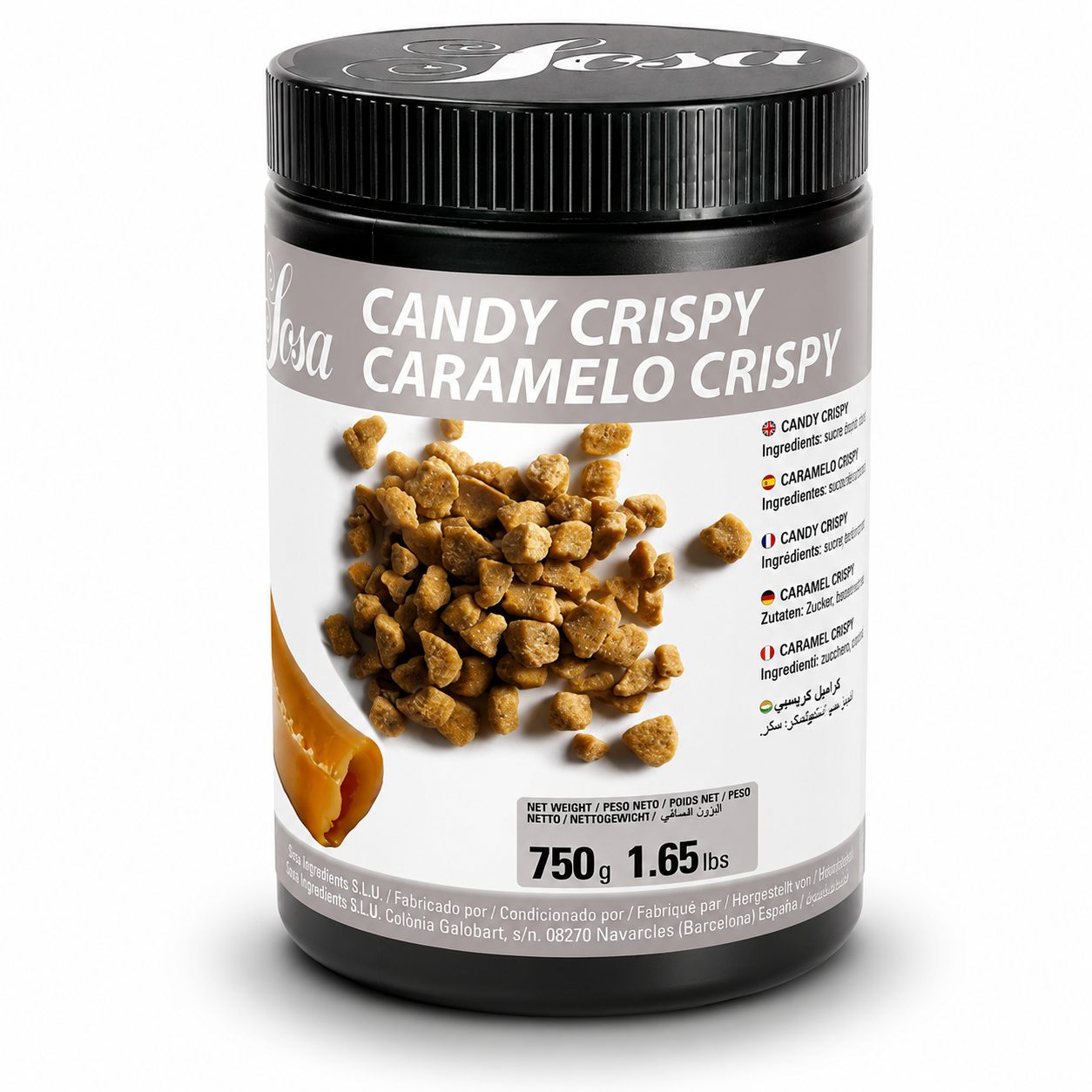 Caramel Crispy, Sosa, 750g
