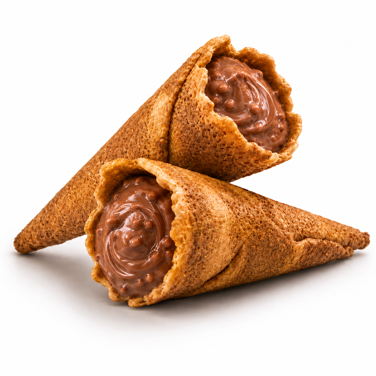 Conüs Mini Cones w/Milk Choc & Pop Corn Filling 7g x ~235/cs