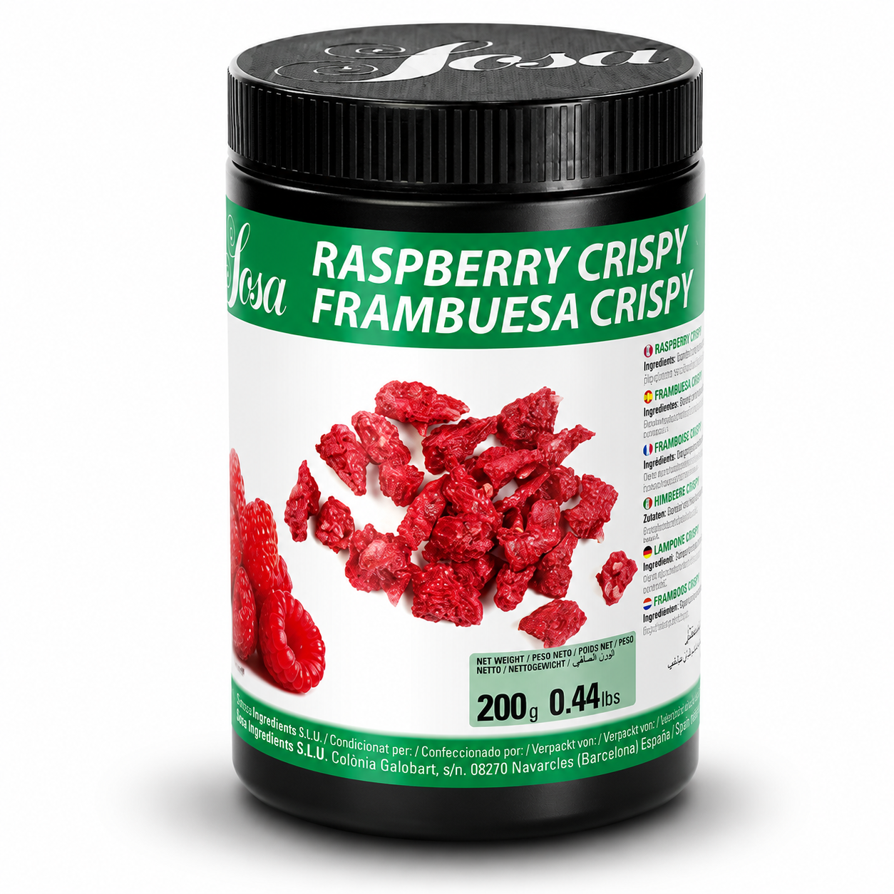 Raspberry Crispy 5-8mm, Sosa, 200g, ea