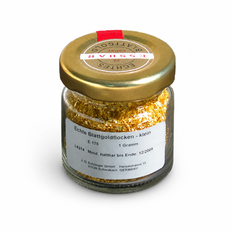 Gold Flakes 23 Carats, Gold Gourmet, 1g