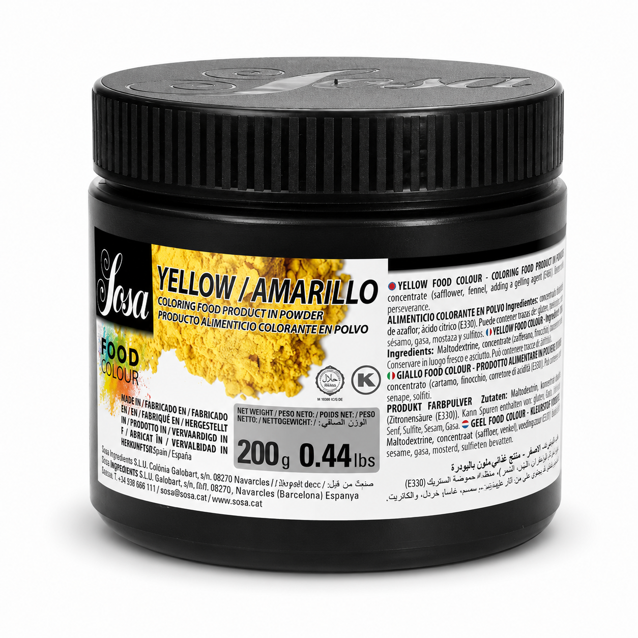 Food Colour Yellow, Sosa, 200g
