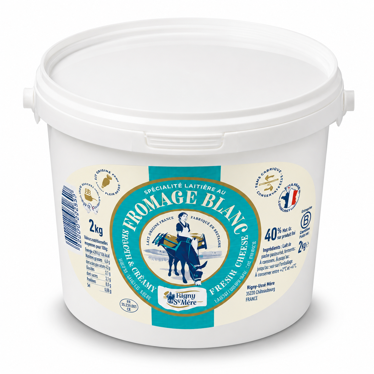 Fromage Blanc 2kg, ea