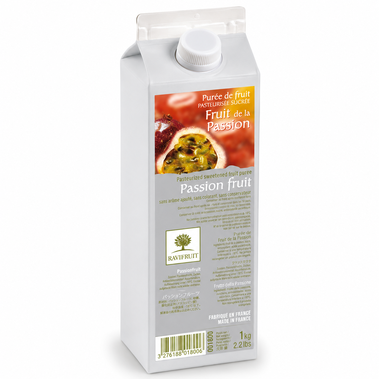 Ravifruit Passion Fruit Puree Ambient 10°Bx, 1kg