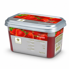 Strawberry Puree/FRZ, Ravifruit, 1kg, ea