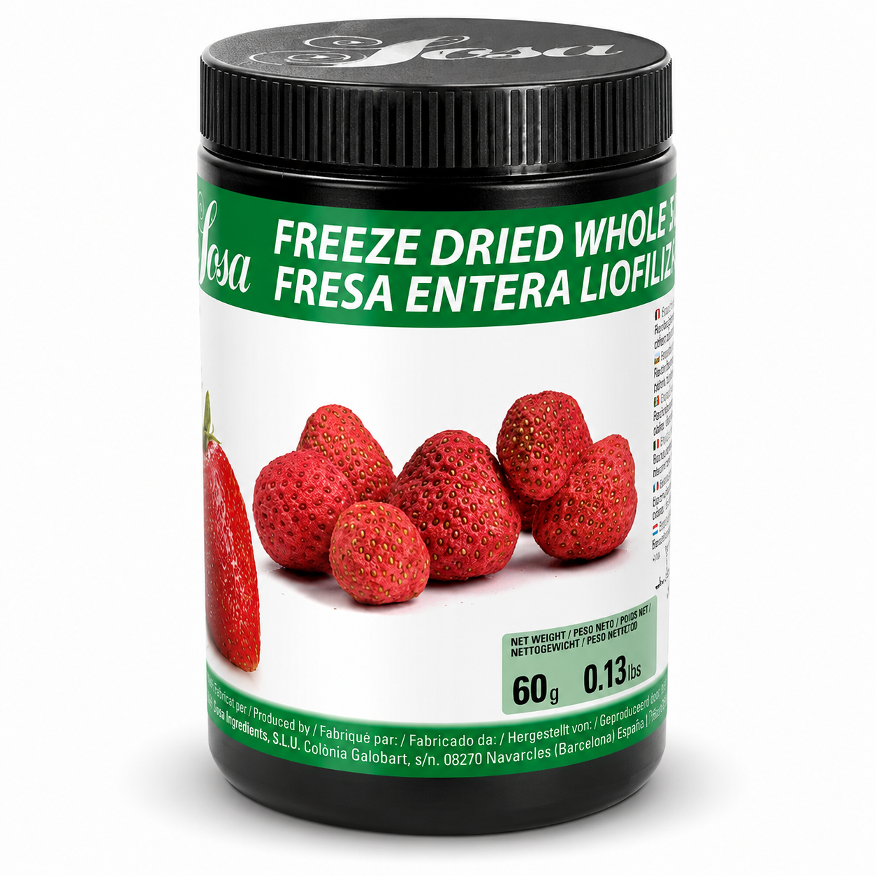 _Freeze Dried Strawberries Whole, Sosa, 60g