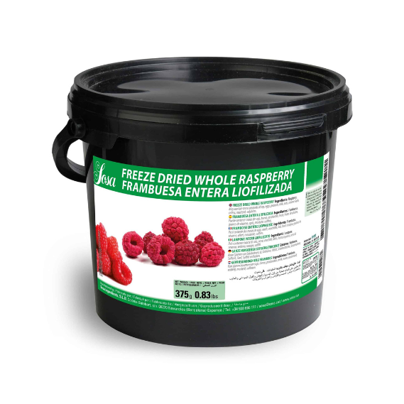 Freeze Dried Whole Raspberry, Sosa, 375g