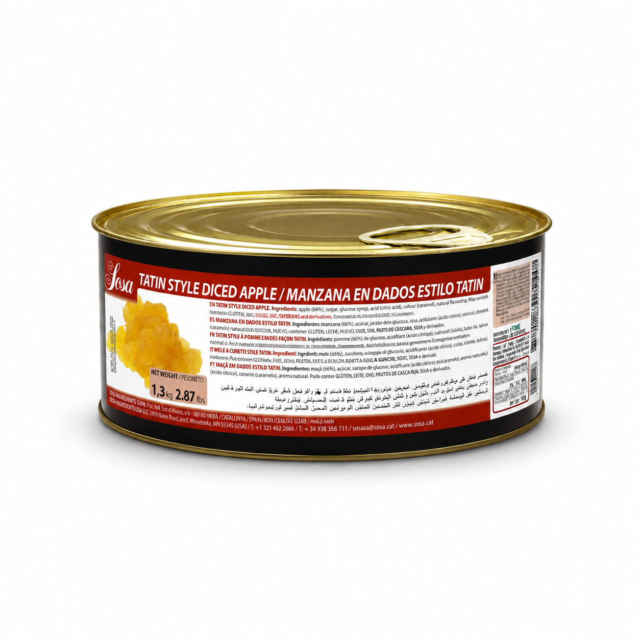 Apple Tatin Fruit & Sauce, Sosa, 1.3kg