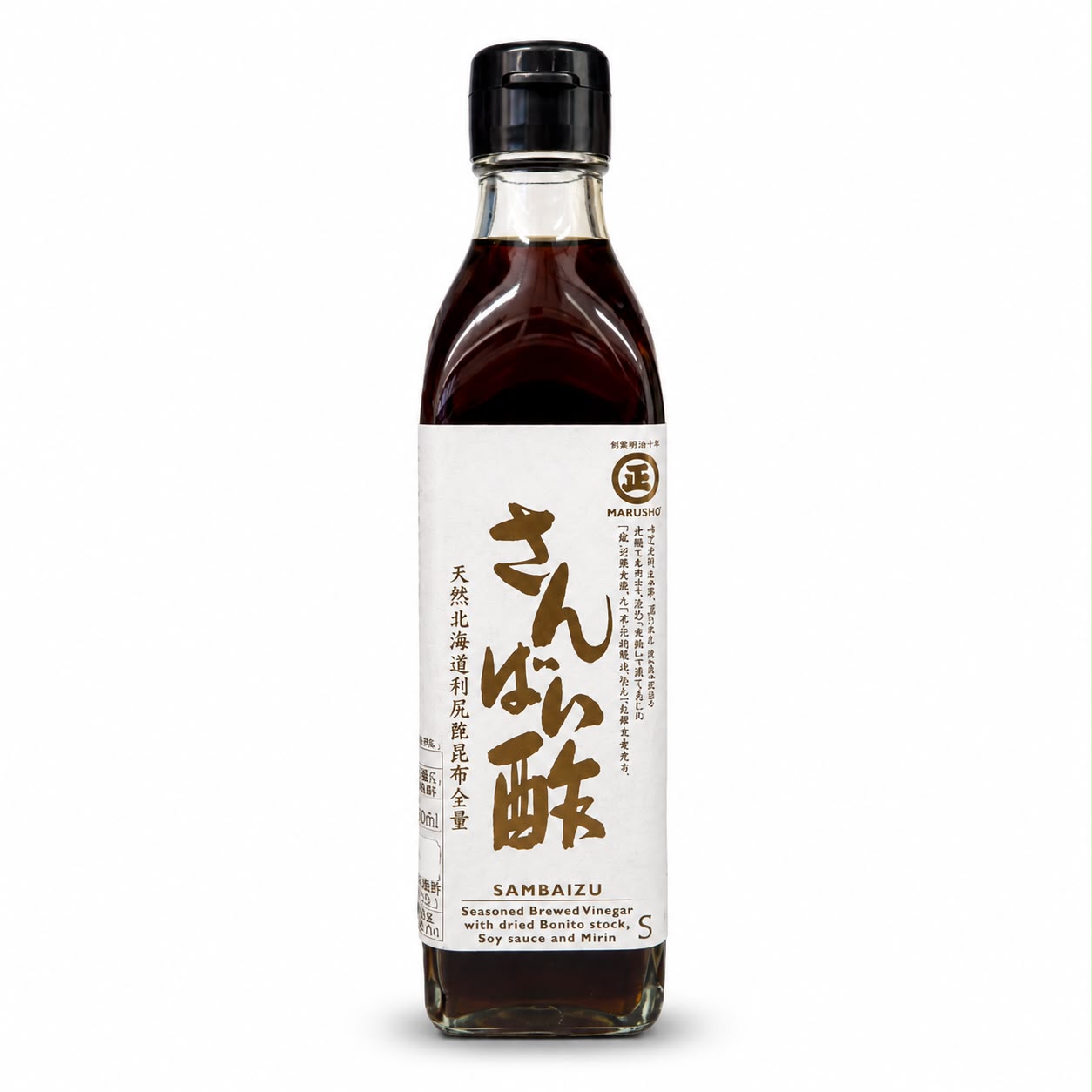 Marusho Sambaizu Bonito Rice Vinegar, 300ml, ea