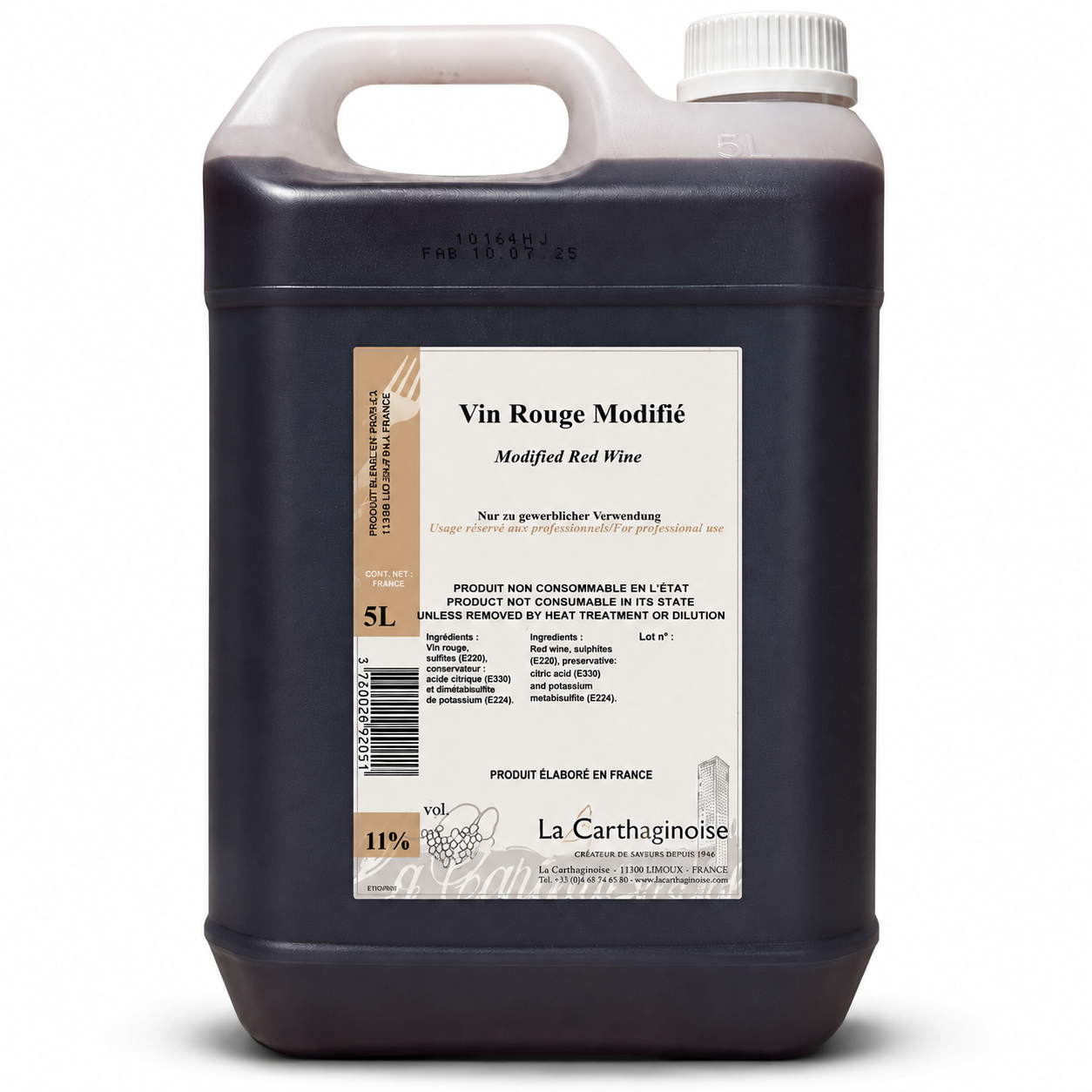 Red Wine 11% Cooking 5L, ea