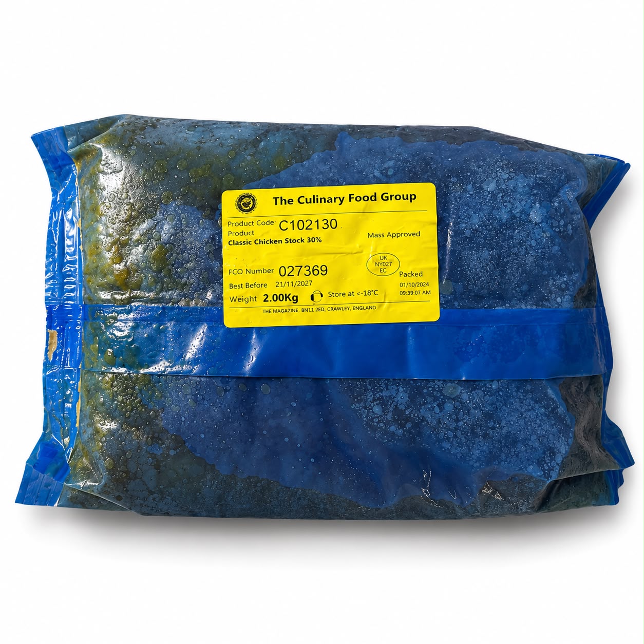 Chicken Stock 30°Bx (FRZ), 2kg x 3/cs