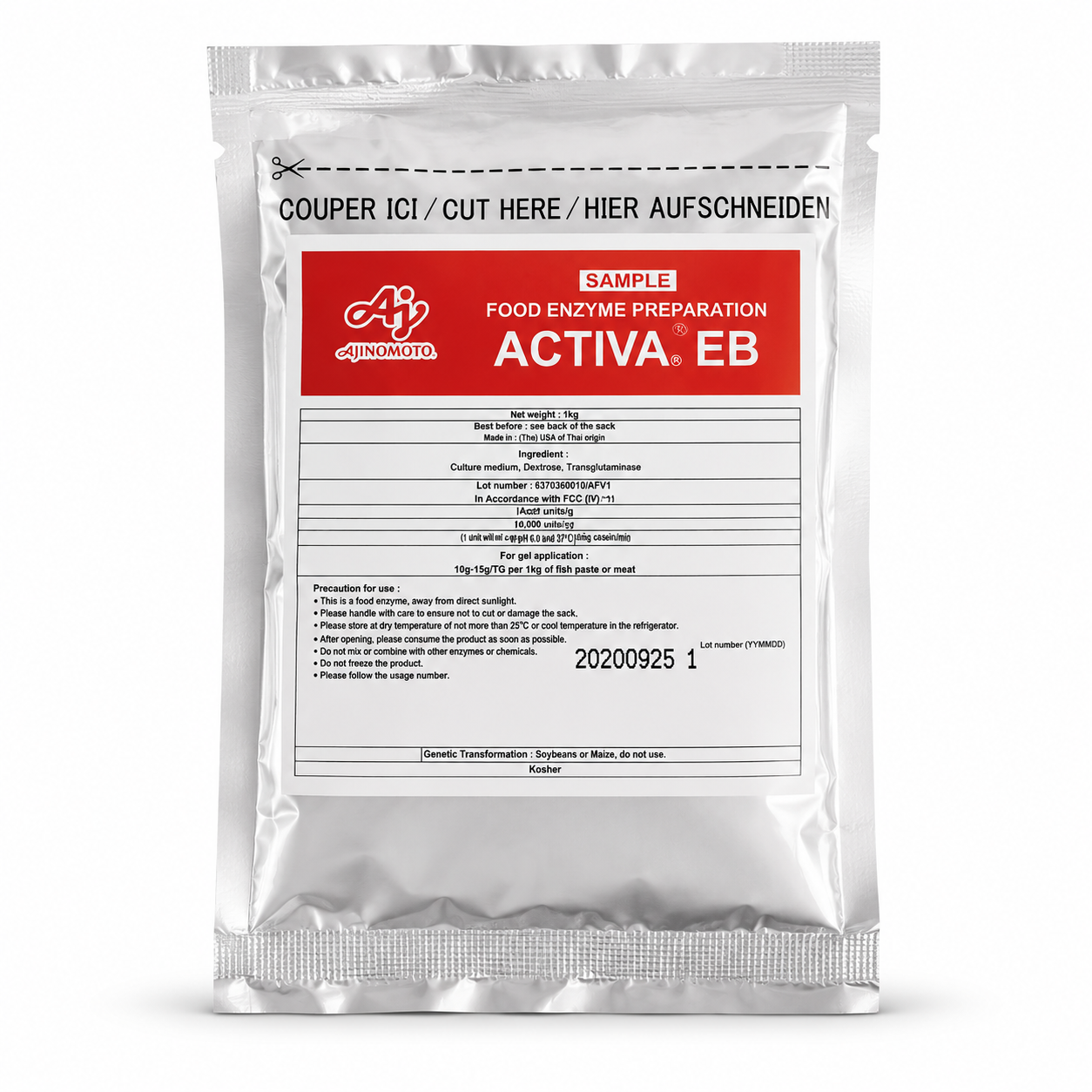 Ajinomoto Activa Eb/Meat Glue 1kg, ea