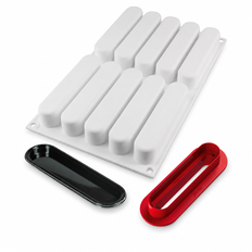 Silikomart Fashion Éclair Mould, 130x25mm h25 mm, ea