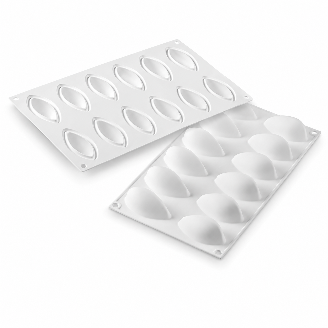 Silikomart Quenelle 24 Mould, 63x29mm h28mm, ea