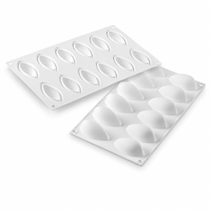 Silikomart Quenelle 24 Mould, 63x29mm h28mm, ea