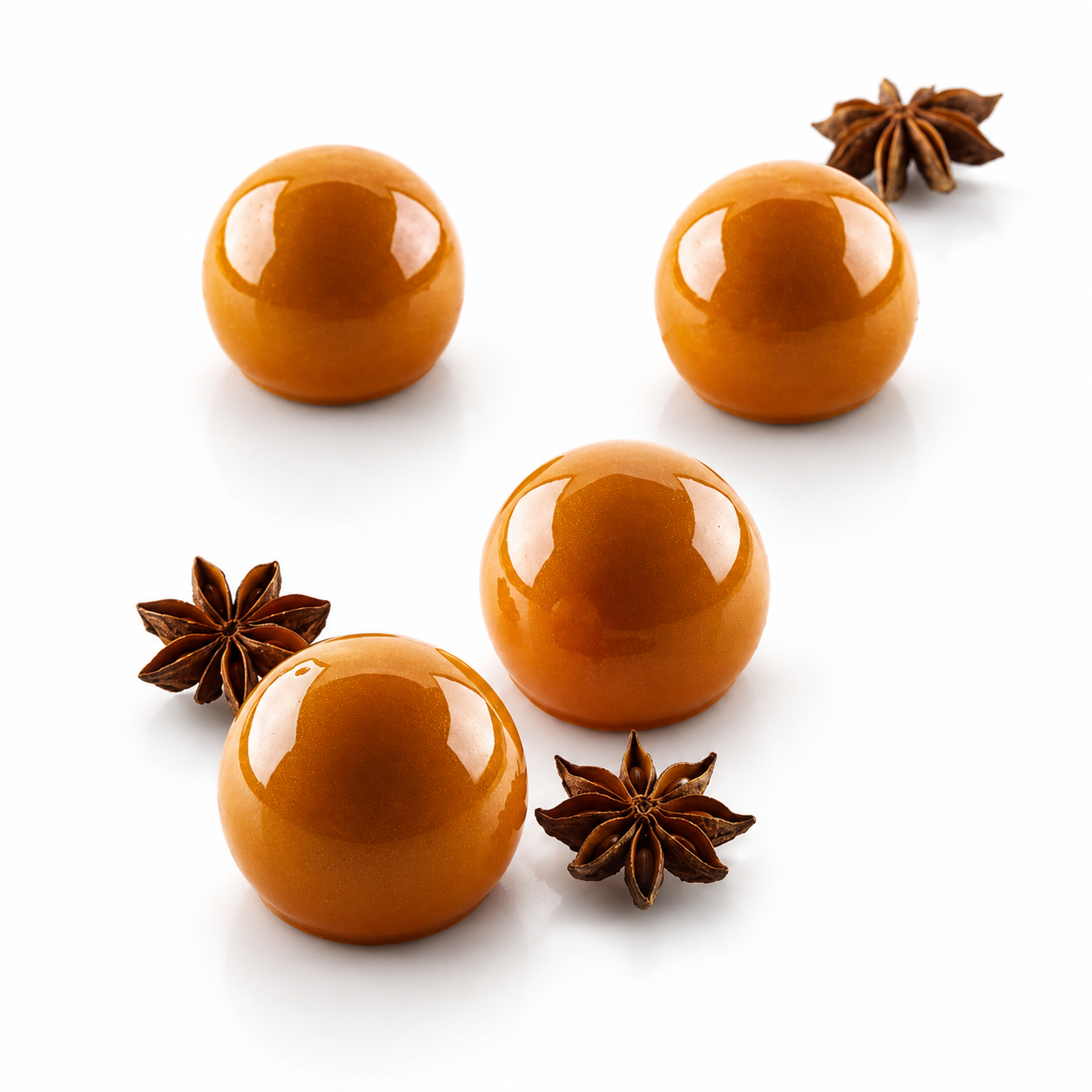 Silikomart Truffles 40 Mould, Ø42mm h36mm, ea