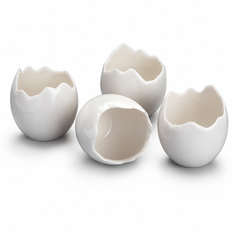 Broken Eggs Porcelain Cups, 10pc/box