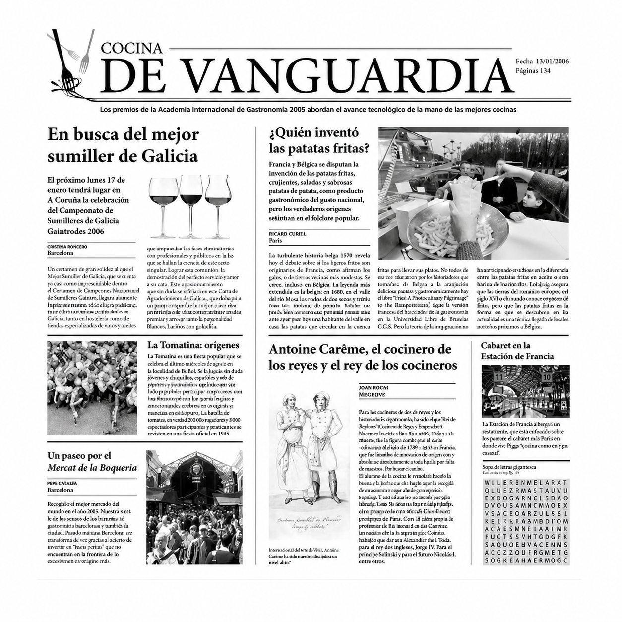 Wax Printed "De Vanguardia" Newspaper, 500/box