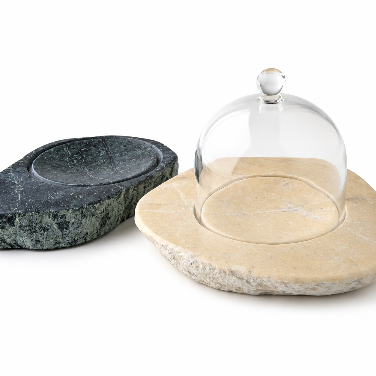 Faraon Yellow Plate & Cloche (190/0028), ea