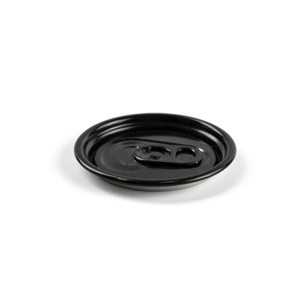 Black Ring-pull Lids for Soda Cans, 100/pkt
