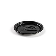 Black Ring-pull Lids for Soda Cans, 100/pkt