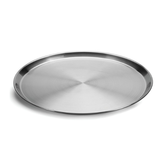Round Silver Serving Tray x 6/cs