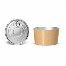 Kraft Bowl & Lid 126 (Hot Food) 750ml, 250/cs