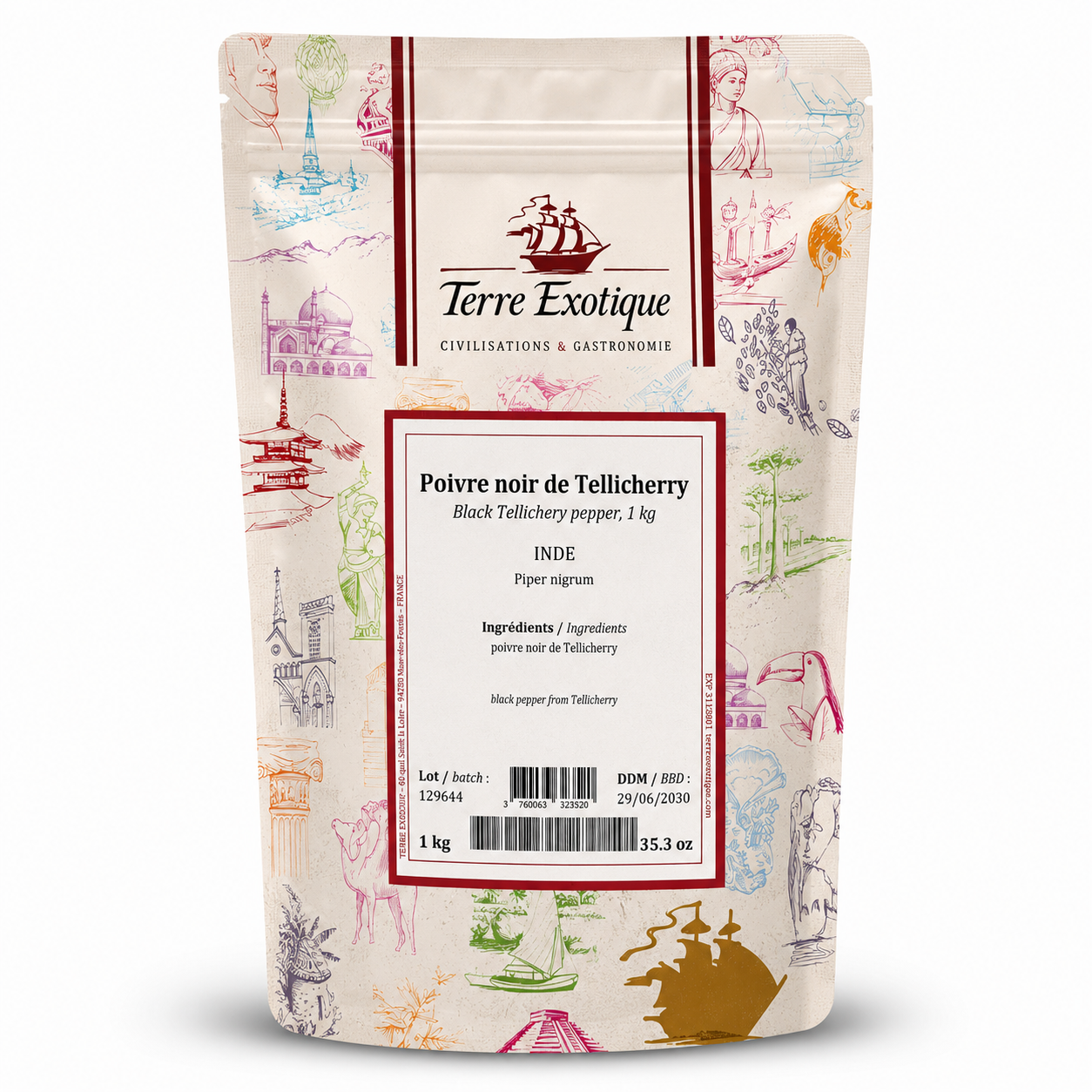 Tellicherry Black Pepper, 1kg