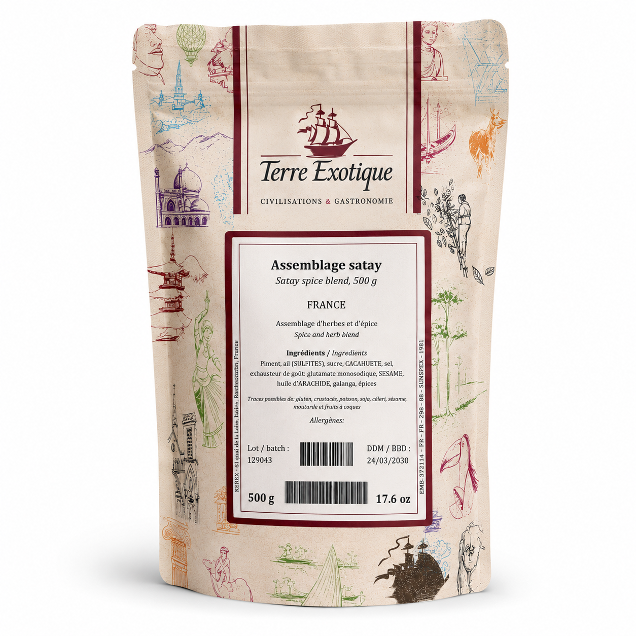 Satay Spice Blend, 500g