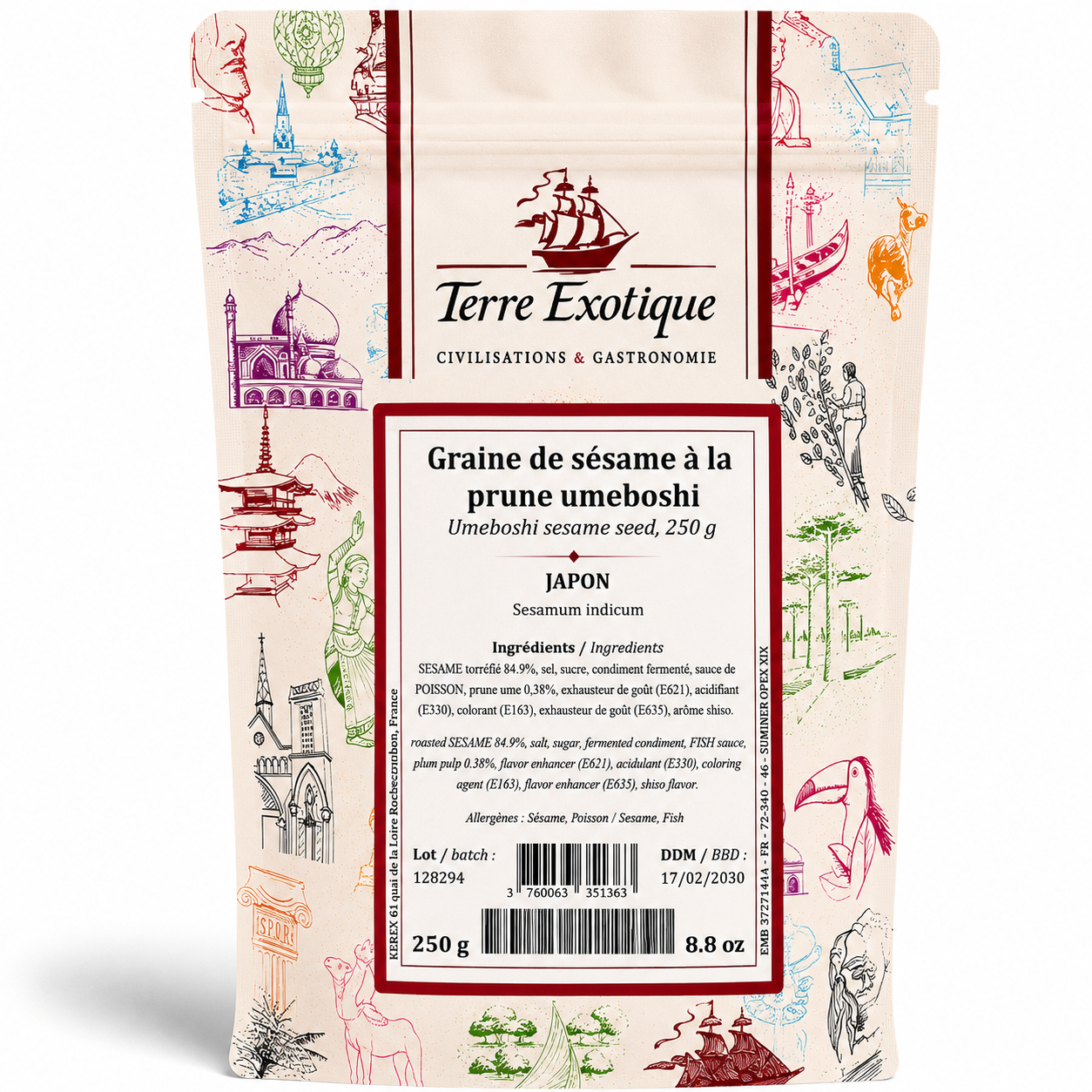 Sesame Seeds w/Umeboshi, 250g
