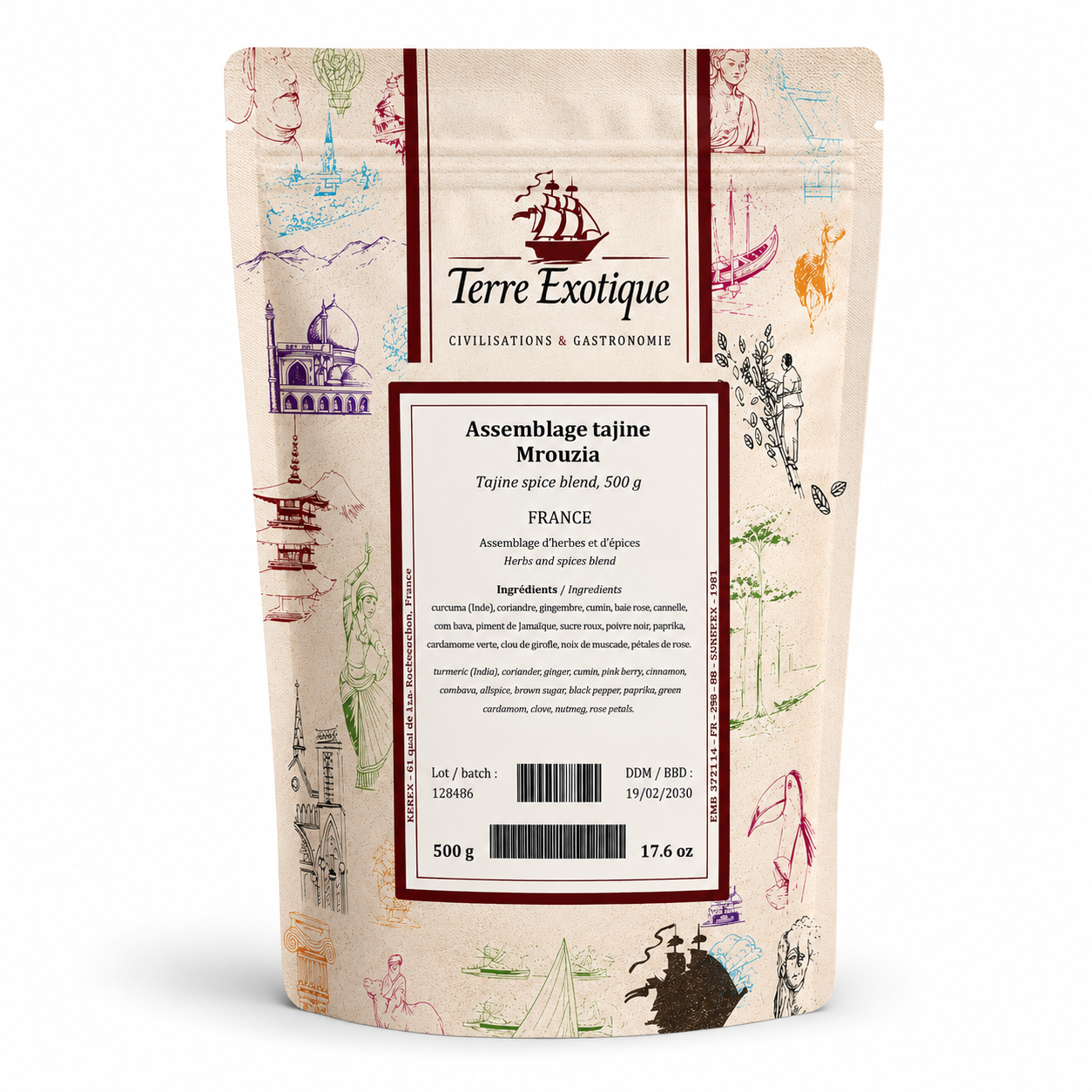 Tajine Mrouzia Spice Blend, 500g