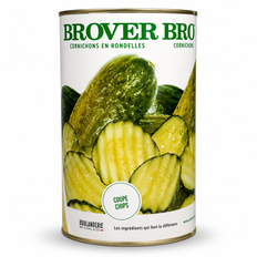 Gherkins (Cornichons) Sliced, 4.25L