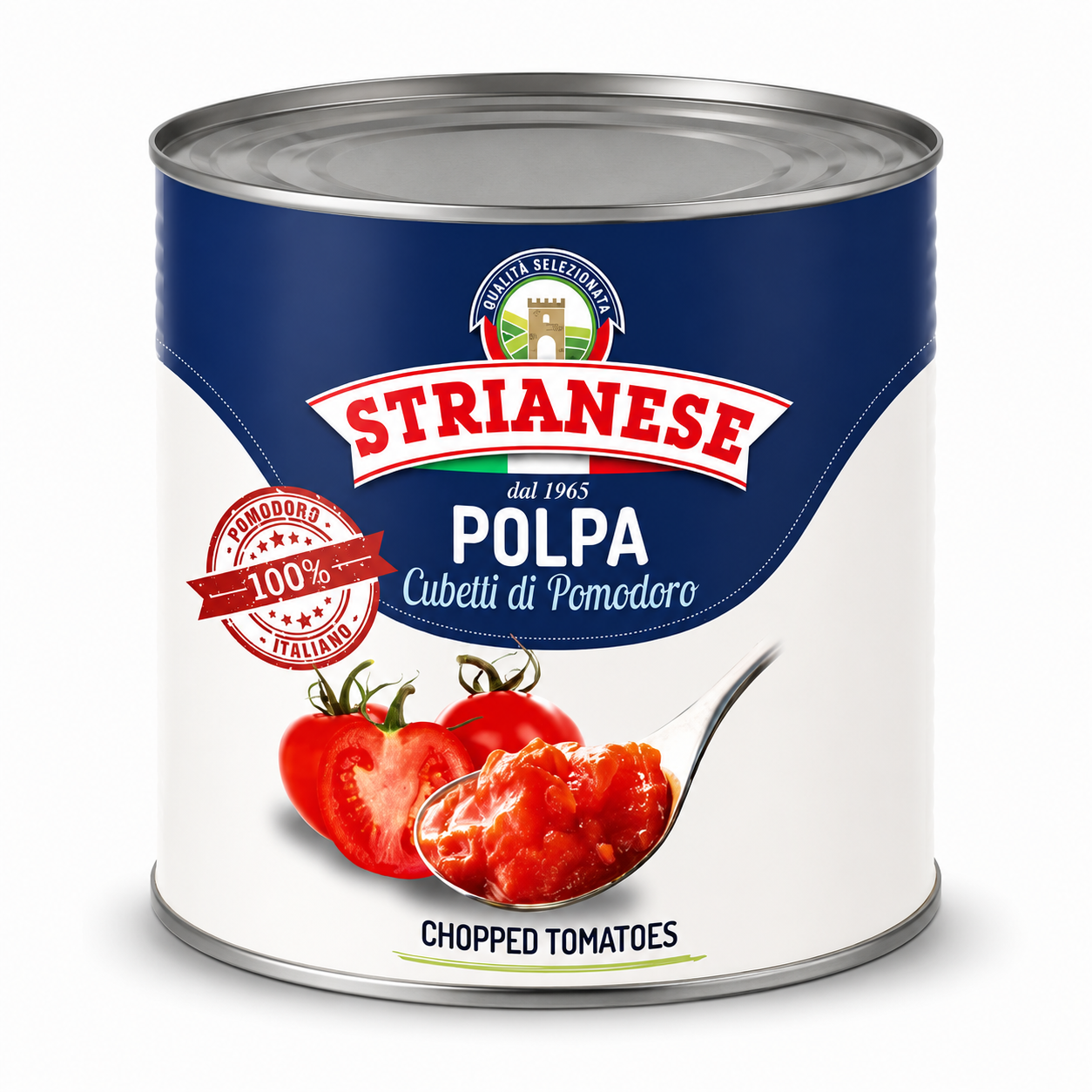 Chopped Tomatoes, Strianese, 2.5kg x 6/cs