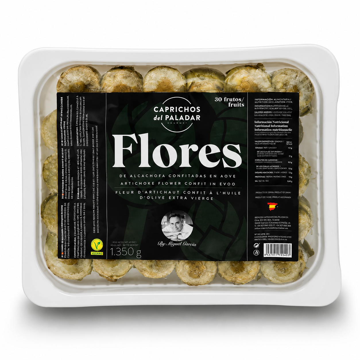 Artichokes Confit in EVO Oil/Frozen, 30pc/tray