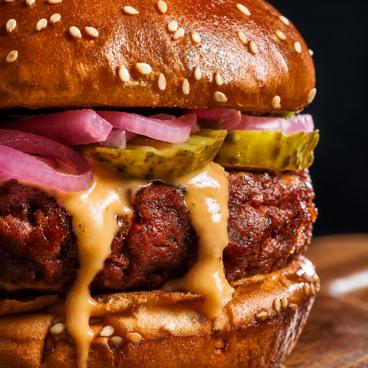 Premium Burger (Plant-based), 140g x 8 x 4/cs
