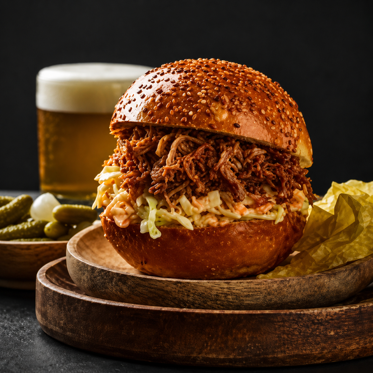 Pulled Pork (Plant-based), 1kg x 4/cs