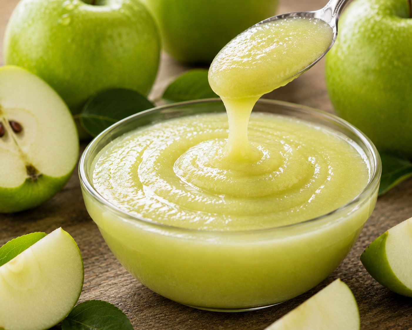 Granny Smith Apple Puree/FRZ, Capfruit, 1kg x 2/cs