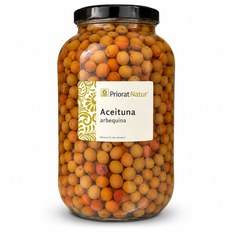 Arbequina Brown Olives w/St/Brine, 2.5kg