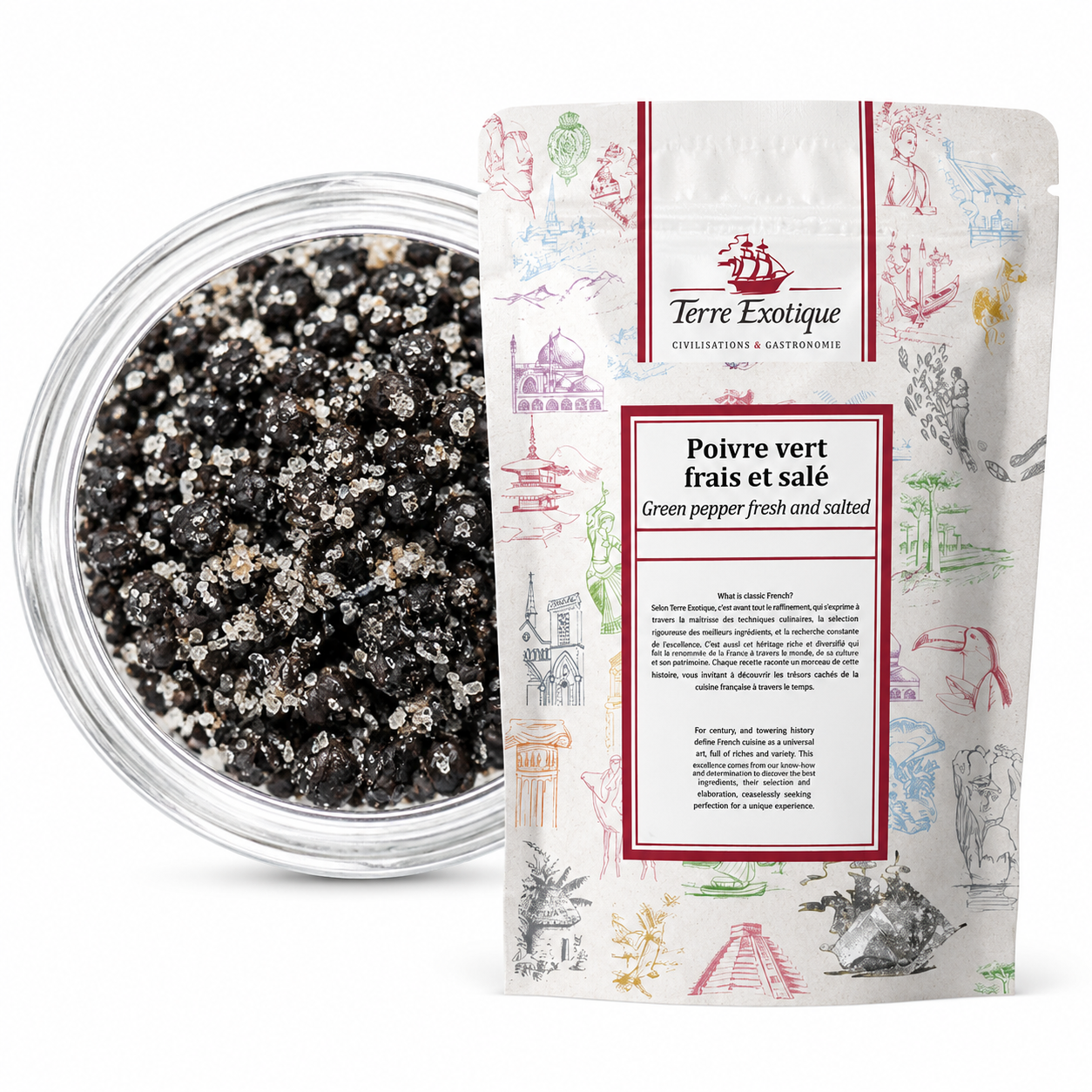 Salted Fresh Green Pepper, 250g