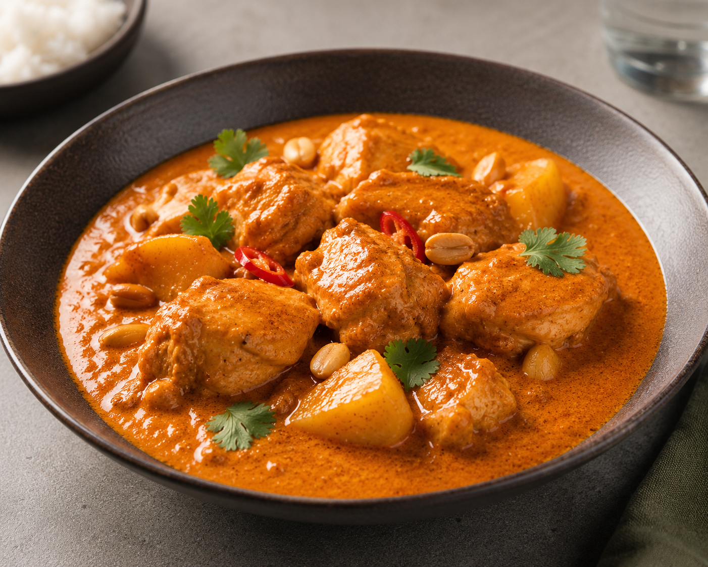 Sous Vide Massaman Curry Sauce ~907g x 8/cs