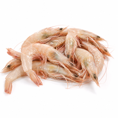 FRZ Wild Mediterranean White Shrimp, Large (L), ~55pc/kg x 2–3kg, kg